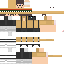Minecraft skin texture, 64x64 pixels