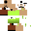Minecraft skin texture, 64x64 pixels