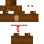 Minecraft skin texture, 64x64 pixels