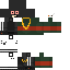 Minecraft skin texture, 64x64 pixels