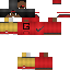 Minecraft skin texture, 64x64 pixels
