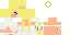 Minecraft skin texture, 64x32 legacy pixels