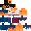 Minecraft skin texture, 64x64 pixels