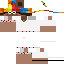Minecraft skin texture, 64x64 pixels