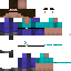 Minecraft skin texture, 64x64 pixels