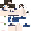 Minecraft skin texture, 64x64 pixels