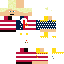 Minecraft skin texture, 64x64 pixels