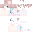 Minecraft skin texture, 64x64 pixels