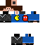 Minecraft skin texture, 64x64 pixels