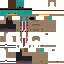Minecraft skin texture, 64x64 pixels