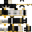 Minecraft skin texture, 64x64 pixels