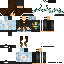 Minecraft skin texture, 64x64 pixels