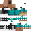 Minecraft skin texture, 64x64 pixels
