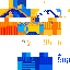 Minecraft skin texture, 64x64 pixels