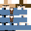 Minecraft skin texture, 64x64 pixels