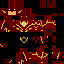 Minecraft skin texture, 64x64 pixels