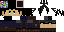 Minecraft skin texture, 64x32 legacy pixels