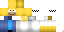 Minecraft skin texture, 64x32 legacy pixels