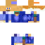 Minecraft skin texture, 64x64 pixels