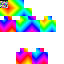 Minecraft skin texture, 64x64 pixels