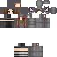 Minecraft skin texture, 64x64 pixels