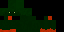 Minecraft skin texture, 64x32 legacy pixels