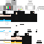 Minecraft skin texture, 64x64 pixels