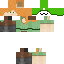 Minecraft skin texture, 64x64 pixels