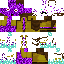 Minecraft skin texture, 64x64 pixels