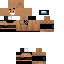 Minecraft skin texture, 64x64 pixels