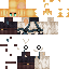 Minecraft skin texture, 64x64 pixels