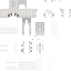 Minecraft skin texture, 64x64 pixels