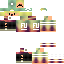 Minecraft skin texture, 64x64 pixels
