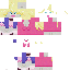 Minecraft skin texture, 64x64 pixels