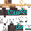 Minecraft skin texture, 64x64 pixels