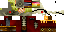 Minecraft skin texture, 64x32 legacy pixels