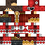 Minecraft skin texture, 64x64 pixels