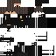 Minecraft skin texture, 64x64 pixels