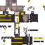Minecraft skin texture, 64x64 pixels