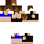 Minecraft skin texture, 64x64 pixels