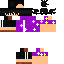 Minecraft skin texture, 64x64 pixels