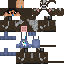 Minecraft skin texture, 64x64 pixels