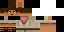 Minecraft skin texture, 64x32 legacy pixels