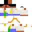 Minecraft skin texture, 64x64 pixels