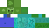 Minecraft skin texture, 64x32 legacy pixels