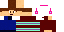 Minecraft skin texture, 64x32 legacy pixels