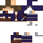Minecraft skin texture, 64x64 pixels