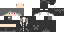 Minecraft skin texture, 64x32 legacy pixels