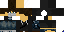 Minecraft skin texture, 64x32 legacy pixels