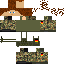 Minecraft skin texture, 64x64 pixels